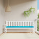 Vidaxl Garden Bench Kissen 200x50x7 cm Stoff Türkis