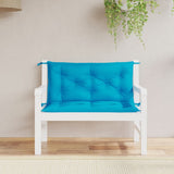 Vidaxl Gartenbank Kissen 2 ST 100x50x7 cm Oxford Stoff hellblau - afbeelding 1