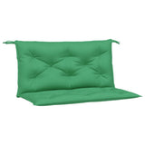 Vidaxl Gartenbank Kissen 2 Stcs 100x50x7 cm Oxford Fabric Green - afbeelding 2