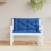 Vidaxl Gartenbank Kissen 2 Stcs 100x50x7 cm Oxford Fabric Royal Blau