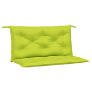 Vidaxl Gartenbank Kissen 2 ST 100x50x7 cm Oxford Stoff klar grün - afbeelding 2