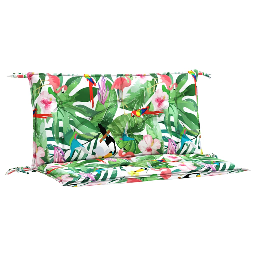 Vidaxl Garden Bench Pushions 2 PCs 100x50x7 cm Stoff Multi -Colored