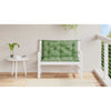 VIDAXL GARDE BENCH CUTHIONS 2 PCS Blattmuster 100x50x7 cm Stoff