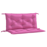 Vidaxl Gartenbank Kissen 2 ST 100x50x7 cm Stoff rosa - afbeelding 2