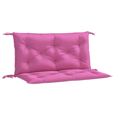 Vidaxl Gartenbank Kissen 2 ST 100x50x7 cm Stoff rosa