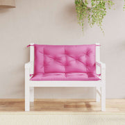 Vidaxl Gartenbank Kissen 2 ST 100x50x7 cm Stoff rosa - afbeelding 3
