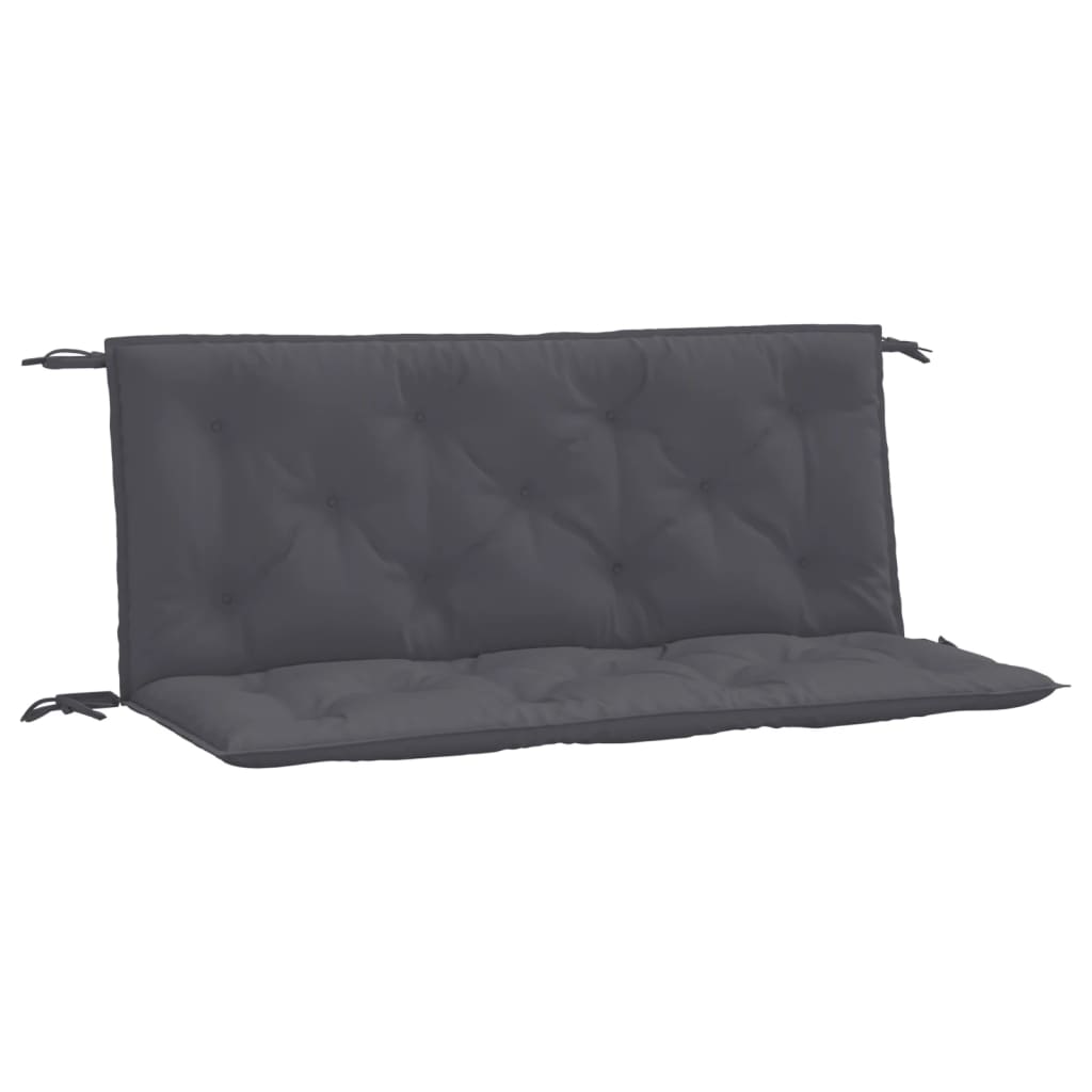 Vidaxl Garden Bench Pishions 2 Stcs 120x50x7 cm Oxford Stoffanthrazitfarbe