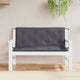 Vidaxl Garden Bench Pishions 2 Stcs 120x50x7 cm Oxford Stoffanthrazitfarbe