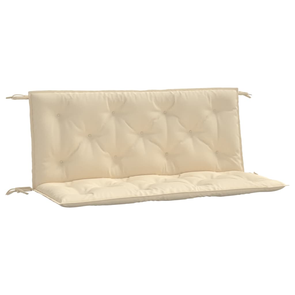 Vidaxl Garden Bench Pushions 2 Stcs 120x50x7 cm Oxford Stoff Beige