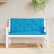 Vidaxl Gartenbank Kissen 2 Stcs 120x50x7 cm Oxford Stoff hellblau