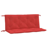 Vidaxl Gartenbank Kissen 2 Stcs 120x50x7 cm Oxford Stoff rot - afbeelding 2