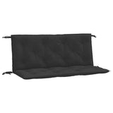 Vidaxl Gartenbank Kissen 2 Stcs 120x50x7 cm Oxford Stoff schwarz - afbeelding 2
