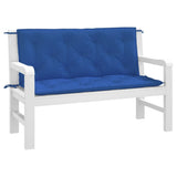 Vidaxl Gartenbankkissen 2 Stcs 120x50x7 cm Oxford Stoff Blau - afbeelding 3