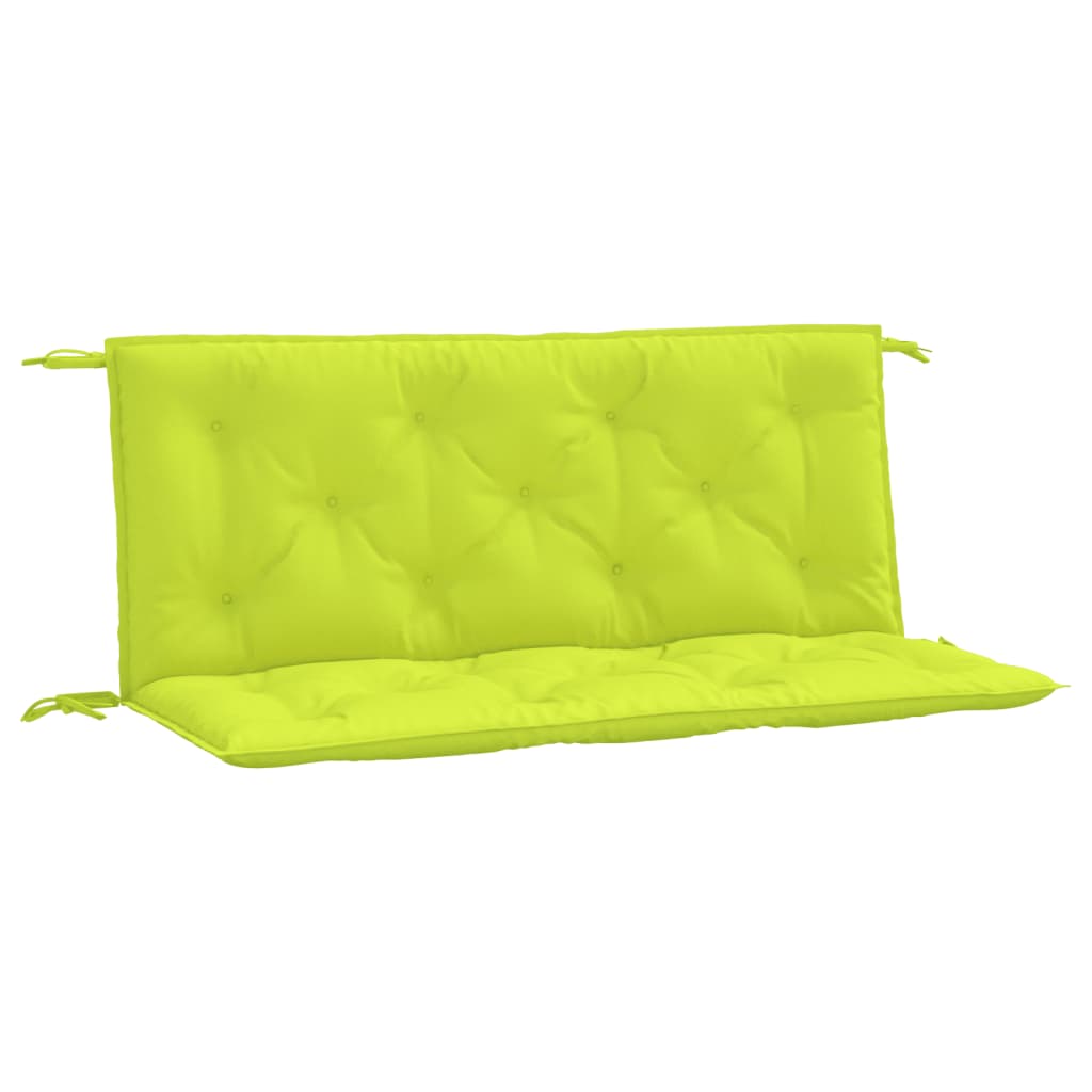 Vidaxl Gartenbank Kissen 2 Stcs 120x50x7 cm Oxford Stoff klar grün