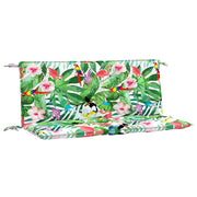 Vidaxl Gartenbankkissen 2 PCs 120x50x7 cm Stoff Multi -Colored - afbeelding 2