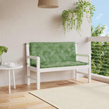 VIDAXL GARDE BENCH CUTHIONS 2 PCS Blattmuster 120x50x7 cm Stoff - afbeelding 1