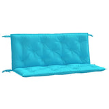 Vidaxl Garden Bench Pishions 2 PCs 120x50x7 cm Stoff Türkis - afbeelding 2