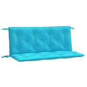 Vidaxl Garden Bench Pishions 2 PCs 120x50x7 cm Stoff Türkis - afbeelding 2