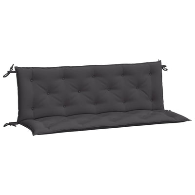 Vidaxl Gartenbankkissen 2 ST 150x50x7 cm Oxford Stoffanthrazitfarbe