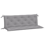 Vidaxl Gartenbank Kissen 2 ST 150x50x7 cm Oxford Stoff grau - afbeelding 2