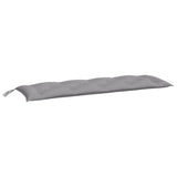 Vidaxl Gartenbank Kissen 2 ST 150x50x7 cm Oxford Stoff grau - afbeelding 3