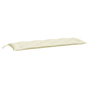Vidaxx Gartenbankauflagen 2 Stk. 150x50x7 cm Oxford-Stoff cremeweiß - afbeelding 3