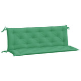 Vidaxl Gartenbank Kissen 2 ST 150x50x7 cm Oxford Stoff grün - afbeelding 2