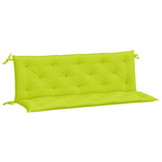 Vidaxl Gartenbank Kissen 2 ST 150x50x7 cm Oxford Stoff klar grün - afbeelding 2
