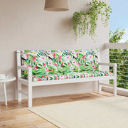 Vidaxl Gartenbankkissen 2 ST 150x50x7 cm Stoff Multi -Colored - afbeelding 1