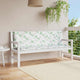 VIDAXL GARDE BENCH CUTHIONS 2 PCS Blattmuster 150x50x7 cm Stoff