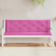 Vidaxl Gartenbank Kissen 2 ST 150x50x7 cm Stoff rosa - afbeelding 3