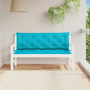 Vidaxl Gartenbank Kissen 2 ST 150x50x7 cm Stoff Türkis - afbeelding 3