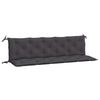Vidaxl Gartenbankkissen 2 Stcs 180x50x7 cm Oxford Stoffanthrazitfarbe