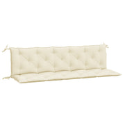 Vidaxx Gartenbankauflagen 2 Stk. 180x50x7 cm Oxford-Stoff cremeweiß - afbeelding 2
