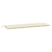 Vidaxx Gartenbankauflagen 2 Stk. 180x50x7 cm Oxford-Stoff cremeweiß - afbeelding 3