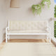 Vidaxx Gartenbankauflagen 2 Stk. 180x50x7 cm Oxford-Stoff cremeweiß