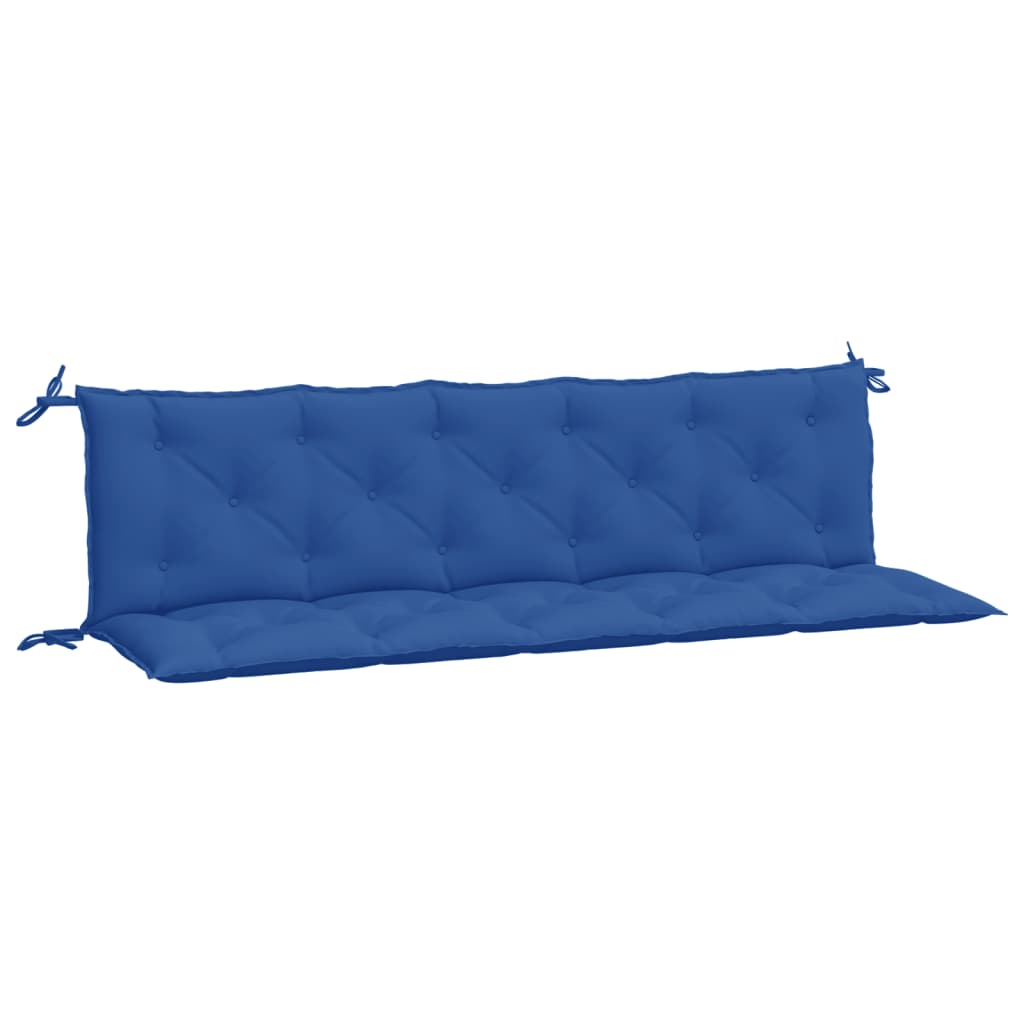 Vidaxl Gartenbank Kissen 2 Stcs 180x50x7 cm Oxford Stoff Blau