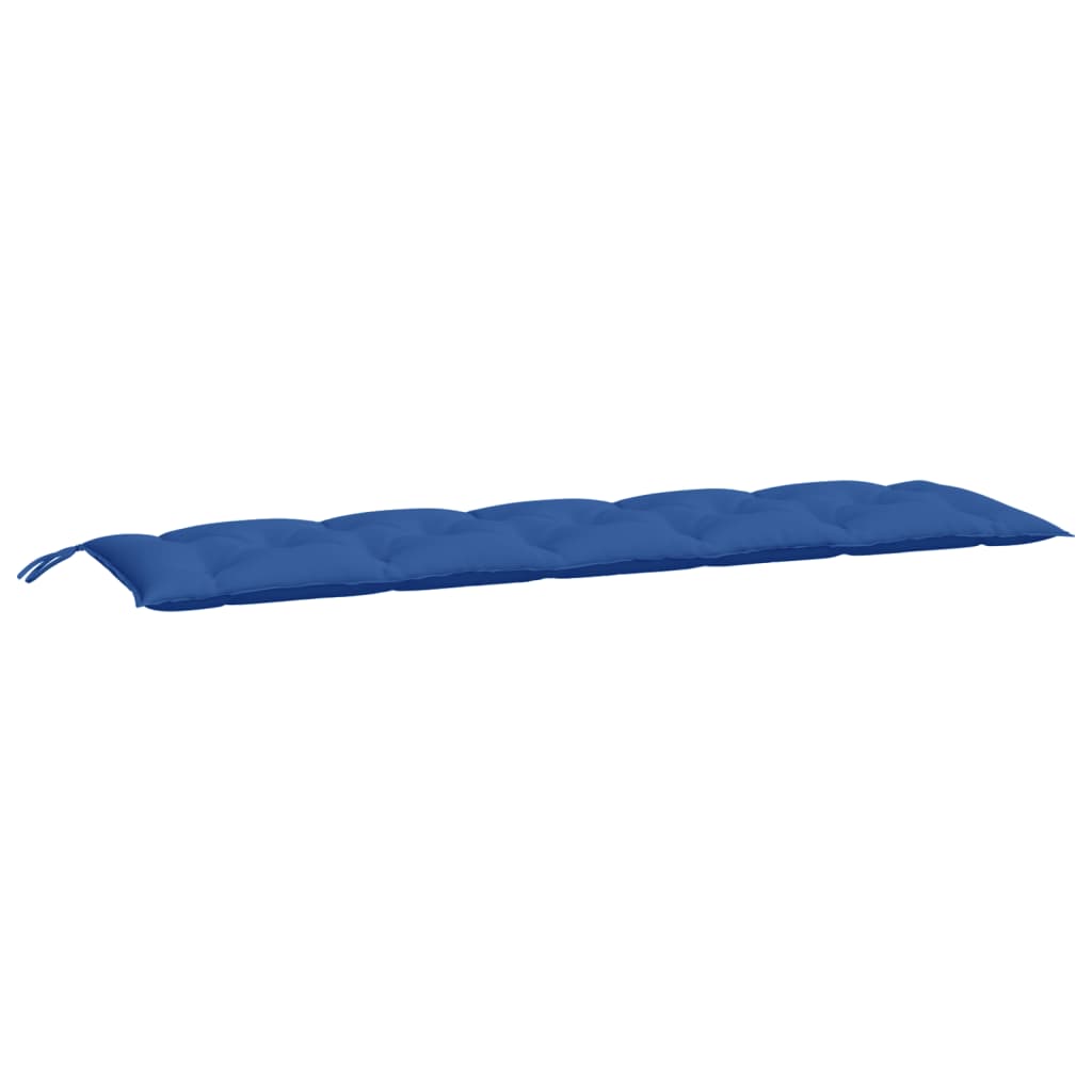 Vidaxl Gartenbank Kissen 2 Stcs 180x50x7 cm Oxford Stoff Blau