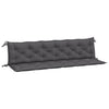 Vidaxl Gartenbankkissen 2 ST 200x50x7 cm Oxford Stoffanthrazit -gelöscht