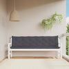 Vidaxl Gartenbankkissen 2 ST 200x50x7 cm Oxford Stoffanthrazit -gelöscht