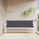 Vidaxl Gartenbankkissen 2 ST 200x50x7 cm Oxford Stoffanthrazit -gelöscht