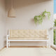 Vidaxl Gartenbank Kissen 2 ST 200x50x7 cm Oxford Stoff Beige