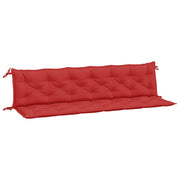 Vidaxl Gartenbank Kissen 2 ST 200x50x7 cm Oxford Stoff rot - afbeelding 2