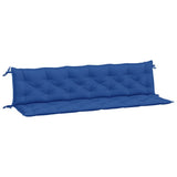 Vidaxl Gartenbank Kissen 2 ST 200x50x7 cm Oxford Stoff Blau - afbeelding 2