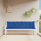 Vidaxl Gartenbank Kissen 2 ST 200x50x7 cm Oxford Stoff Blau - afbeelding 1