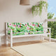 Vidaxl Garden Bench Pushions 2 ST 200x50x7 cm Stoff Multi -Colored