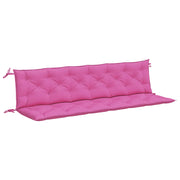 Vidaxl Gartenbank Kissen 2 ST 200x50x7 cm Stoff rosa - afbeelding 2