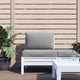 Vidaxl Palettenkissen 2 St. Stoff grau