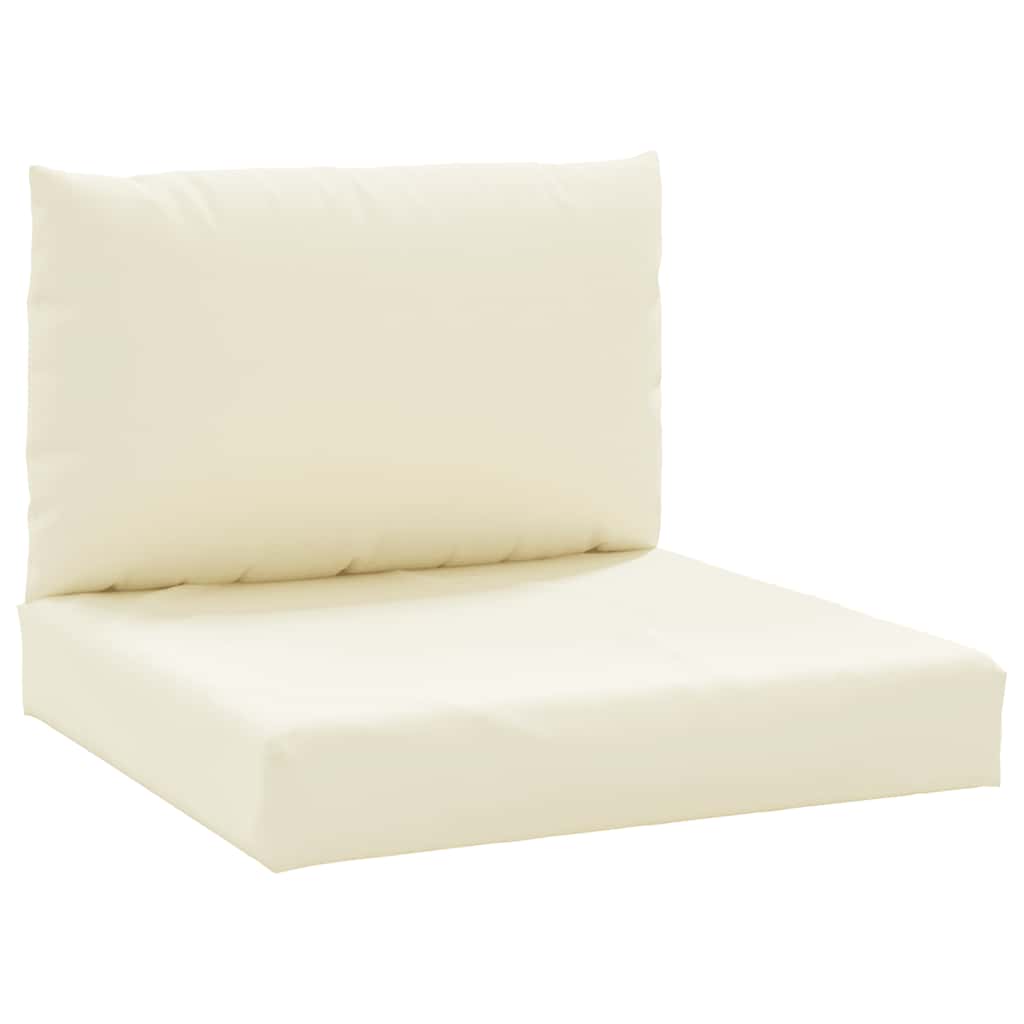 Vidaxl Palettenkissen 2 St. Oxford Fabric Crèmewit