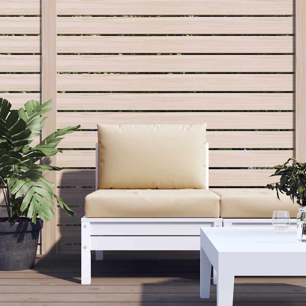 VIDAXL PALLET -Kissen 2 St. Stoff Beige